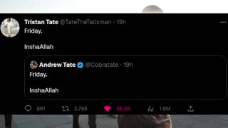 Tristan Tate Positive About RELEASE Tommorow