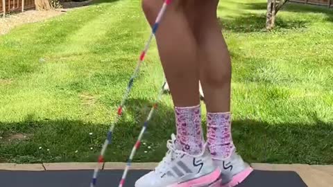 Master your jump rope footwork PART 6 - heel taps tutorial #skipping #jumpropetutorial