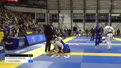 Pedro Maia Hits A Standing Cross Choke And Sleeps His Opponent In 64 Seconds