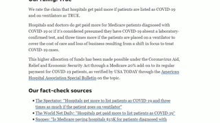 Incentivized to Kill: Government Bounties on American Lives: "Hospitals get paid an enormous amount if they use remdesivir," informed Dr. Peterson Pierre. "20% surcharge on the entire hospital bill."