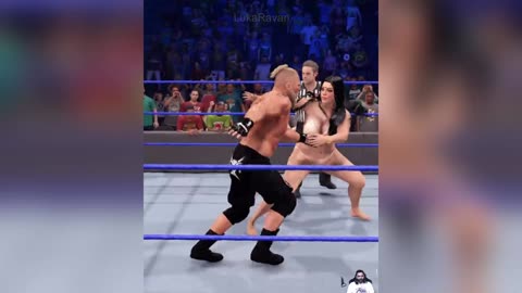 Brock Lesnar vs Lakshmi Shahji in WWE 2K23