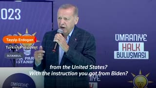 Erdogan Accuses Biden of Meddling in Presidential Election