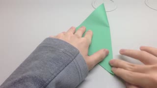 Making a Flat Turtle Out of Origami