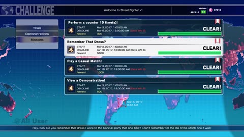 Remember That Dress? - Street Fighter V mission (6800 Fight Money)