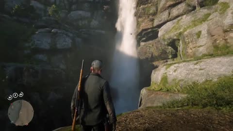 Red Dead- Falling from a waterfall