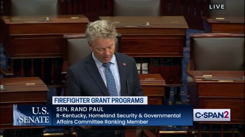 Dr. Rand Paul Offers Amendment to Protect Firefighters