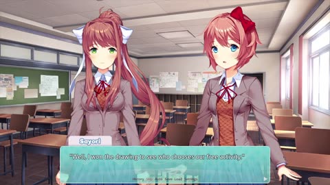 Sayori Scolds Monika - Club Meetings Pt.2-14