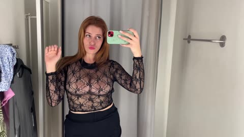 4K Transparent Tryon Haul with Katy See Through Haul_1440p