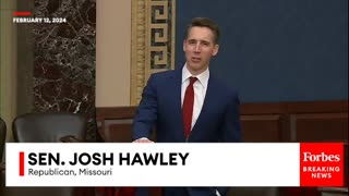 Josh Hawley: This Is Why I'm Voting Against Foreign Aid Supplemental Bill