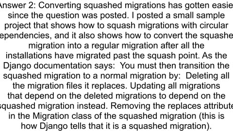 How to delete django migrations after squashing them