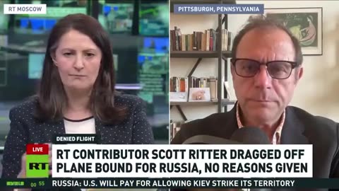 Scott Ritter pulled off plane to Russia by US State Department