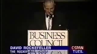 Interview with David Rockefeller about population control