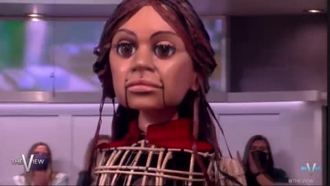 Whoopi Introduces Terrifying 15-Foot Cult Puppet - A 'Powerful Symbol Of Human Rights'