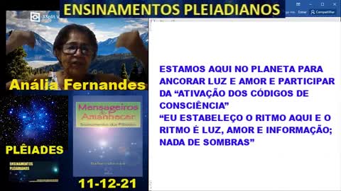 “EU ESTABELEÇO O RITMO AQUI E O RITMO É LUZ, AMOR E INFORMAÇÃO; NADA DE SOMBRAS”