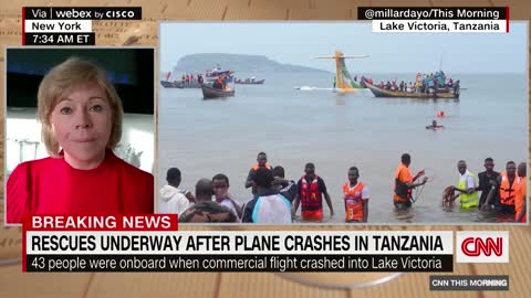 Commercial plane crashes into Lake Victoria