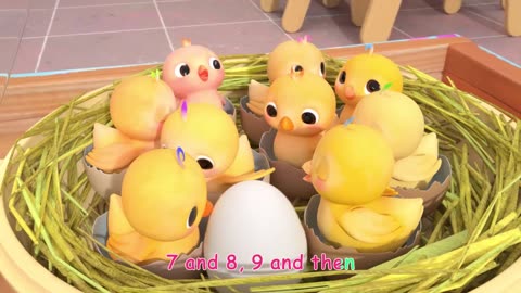 Numbers Song with Little Chicks