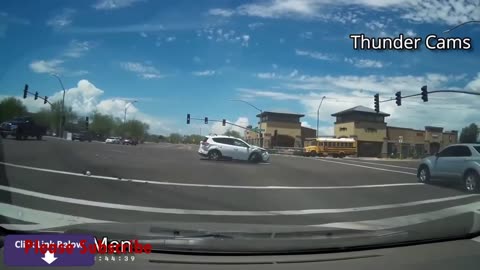 Most Insane Car Crashes and Driving Fails Caught on Dash Cam from Around the World #14