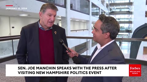 Joe Manchin Asked Point Blank How Seriously He's Looking At Being On A 3rd Party Ticket