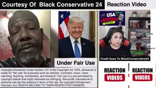 Black Man APOLOGIZES To Donald Trump ( Reaction Video ) #BlackConservative24