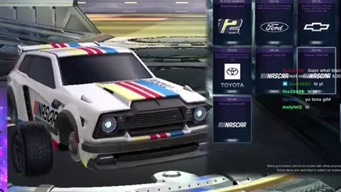 The NASCAR 2022 Fan Pass is available in Rocket League