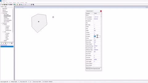 SUBCATCHMENT ELEMENT | Learn How to use EPA SWMM Elements