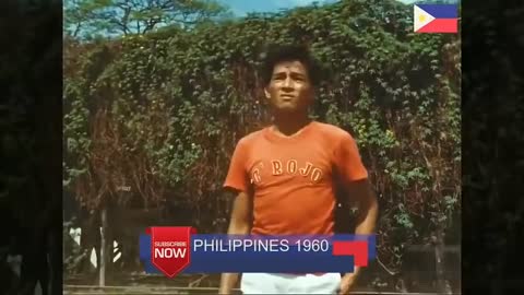 MANILA PHILIPPINES in 1960 OLD VIDEO RESTORED AND COLORED