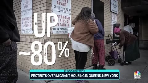 Protests erupt in New York after migrant housing crisis