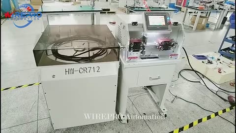 Pc-c10 Electric Cable Coiling Machine Work With Wire Strip Machine Cable Colier