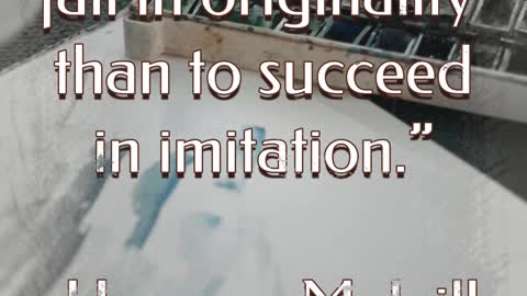 Originality #inspiration #melville #quoteoftheday #motivation #quotes