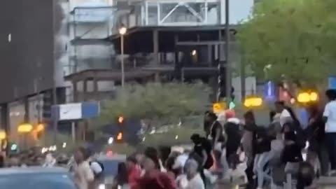 More video from the "teen takeover" of Chicago