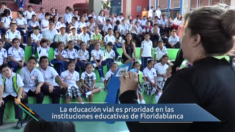 Campaña de prevención vial en Floridablanca