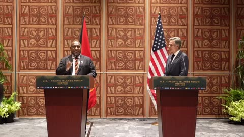 Secretary Blinken's joint press availability with Papua New Guinean Prime Minister James Marape