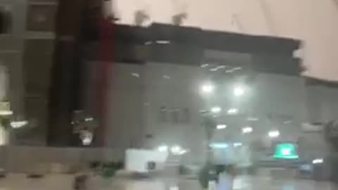 Heavy Rain in Makkah