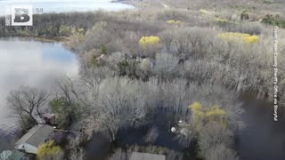 Watch: Mississippi River Floods WI Homes as It Rose to Third-Highest Level on Record