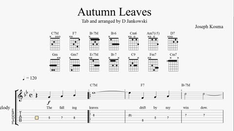 How to play Autumn Leaves on guitar