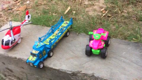 Toys on wall sliding\Helicoper,Bike,Double Bus,Military Truck,Ninja Car,Auto Rikshaw!