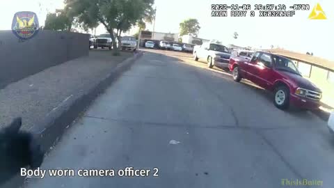 Phoenix police release footage of officer shooting fleeing suspect