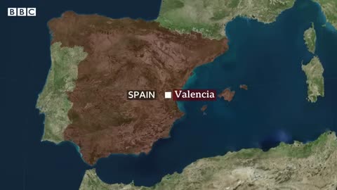 Severe flooding hits Spain's east coast after record rainfall - BBC News