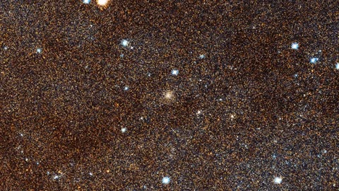 Zooming in towards the andromeda galaxy