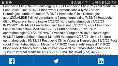 VAERS: 40YR OLD DUPE VISITS DOCTOR 94 TIMES AFTER "VACCINE!"