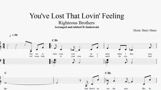 Piano sheet music for You've Lost That Loving Feeling