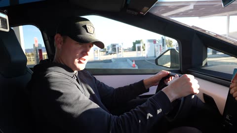 What's it like driving the NEW Tesla CYBERTRUCK?
