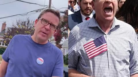 Man who went viral for having a meltdown after a Republican poll greeter said hi to him