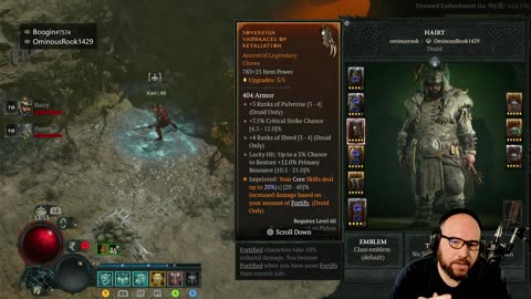 More diablo 4 anyone? barb HOTA build level 95 by the end of the weekend? Like and Follow