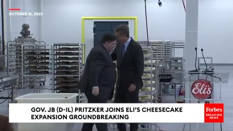 Gov. JB Pritzker Announces Expansion Of Eli's Cheesecake's Chicago Factory