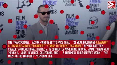 Shia Labeouf admits he is lucky to be hired.