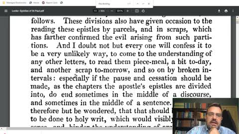 Thoughts From John Locke on the Formatting of the Biblical Text