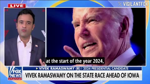 Vivek Ramaswamy Compares Joe Biden to a Villain Out of a George Orwell Book