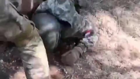 French Soldier captured alive in Ukraine trench in Kharkov region