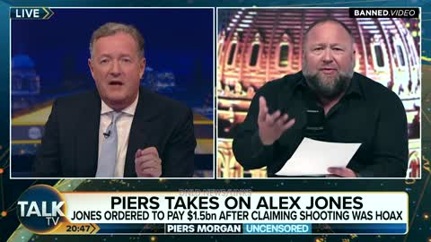Piers Morgan Lied To Alex Jones, Don't Let Piers Mind Control You - 1/12/23